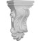 Ekena Millwork 7 7/8"W x 5 1/8"D x 13 3/8"H Beaded with Leaves Corbel COR07X05X13BE - alternate 1